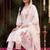 Women Floral Embroidered Regular Thread Work Kurta with Trousers & With Dupatta