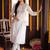 Women Floral Embroidered Regular Thread Work Pure Cotton Kurta with Trousers