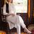 Women Floral Embroidered Regular Thread Work Pure Cotton Kurta with Trousers