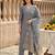 Women Ethnic Motifs Embroidered Regular Kurta with Trousers & With Dupatta