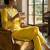 Women Floral Embroidered Regular Thread Work Kurta with Trousers