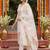 Women Floral Embroidered Regular Thread Work Kurta with Trousers & With Dupatta