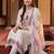 Women Floral Embroidered Regular Thread Work Kurta with Trousers & With Dupatta