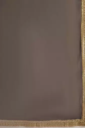 V Neck Floral Embroidered Thread Work Kurta with Sharara & Dupatta