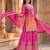 Women Ethnic Motifs Embroidered Regular Kurta with Sharara & With Dupatta