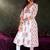 Floral Printed Panelled Pure Cotton A-Line Kurta With Trousers
