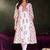 Floral Printed Panelled Pure Cotton A-Line Kurta With Trousers