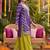 Women Ethnic Motifs Embroidered Regular Thread Work Kurta with Sharara & With Dupatta