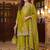 Women Ethnic Motifs Embroidered Regular Kurta with Sharara & With Dupatta