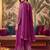 Women Ethnic Motifs Regular Thread Work Kurta with Sharara & With Dupatta