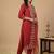 Women Ethnic Motifs Embroidered Regular Thread Work Liva Kurta with Trousers & With Dupatta