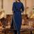 Women Ethnic Motifs Embroidered Regular Thread Work Kurta with Trousers