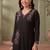 Women Floral Embroidered Regular Thread Work Kurta with Palazzos & With Dupatta