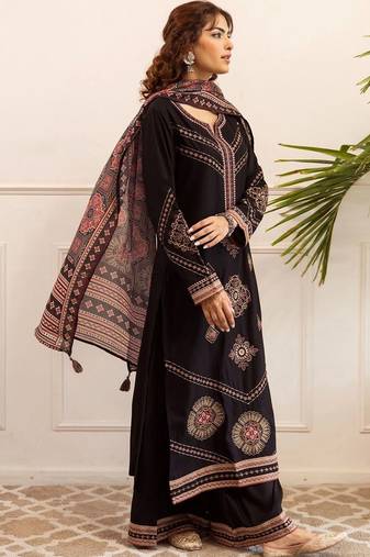 Women Ethnic Motifs Printed Regular Kurta with Palazzos & With Dupatta