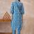 Women Dyed Regular Pure Cotton Kurta with Trousers