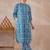 Women Dyed Regular Pure Cotton Kurta with Trousers