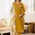 Women Floral Embroidered Regular Thread Work Kurta with Trousers & With Dupatta