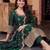 Women Ethnic Motifs Embroidered Regular Kurta with Trousers & With Dupatta