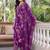 Women Floral Printed Regular Pure Cotton Kurta with Trousers & With Dupatta