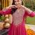 Women Ethnic Motifs Embroidered Regular Kurta with Trousers & With Dupatta