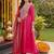 Women Ethnic Motifs Embroidered Regular Kurta with Trousers & With Dupatta