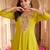Women Ethnic Motifs Embroidered Empire Thread Work Kurta with Trousers & With Dupatta