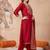 Women Ethnic Motifs Embroidered Regular Kurta with Trousers & With Dupatta