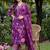 Women Floral Printed Regular Pure Cotton Kurta with Trousers & With Dupatta