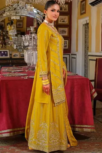 Women Ethnic Motifs Embroidered Regular Thread Work Kurta with Palazzos & With Dupatta