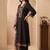 Women Floral Embroidered Regular Thread Work Liva Kurta with Trousers & With Dupatta