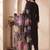 Women Floral Embroidered Regular Thread Work Liva Kurta with Trousers & With Dupatta