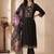 Women Floral Embroidered Regular Thread Work Liva Kurta with Trousers & With Dupatta