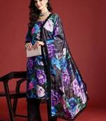 Women Floral Printed Regular Kurta with Trousers & With Dupatta