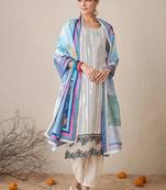 Women Ethnic Motifs Printed Regular Kurta with Trousers & With Dupatta