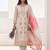 Women Floral Embroidered Regular Mirror Work Kurta with Trousers & With Dupatta