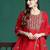Women Ethnic Motifs Embroidered Regular Liva Kurta with Trousers & With Dupatta