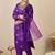 Women Ethnic Motifs Embroidered Regular Kurta with Trousers & With Dupatta