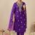 Women Ethnic Motifs Embroidered Regular Kurta with Trousers & With Dupatta