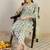 Floral Printed Empire Pure Cotton Kurta With Trousers & Dupatta