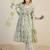 Floral Printed Empire Pure Cotton Kurta With Trousers & Dupatta