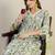 Floral Printed Empire Pure Cotton Kurta With Trousers & Dupatta