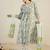 Floral Printed Empire Pure Cotton Kurta With Trousers & Dupatta