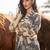 Women Printed Regular Linen Kurta with Trousers