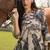 Women Printed Regular Linen Kurta with Trousers