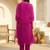 Women Ethnic Motifs Printed Regular Thread Work Kurta with Trousers & With Dupatta