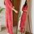 Women Leheriya Dyed Regular Kurta with Trousers