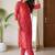 Women Leheriya Dyed Regular Kurta with Trousers