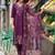 Women Floral Embroidered Regular Thread Work Liva Kurta with Trousers & With Dupatta
