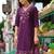 Women Floral Embroidered Regular Thread Work Liva Kurta with Trousers & With Dupatta