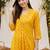 Women Dyed Regular Kurta with Trousers